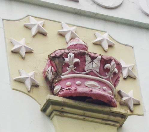 The Crown & Seven Stars motif